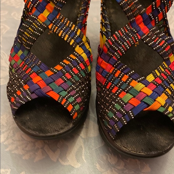 Bernie Mev Colorful Strappy Women's Sandals Size 40. 9/9.5 women’s - Picture 13 of 15